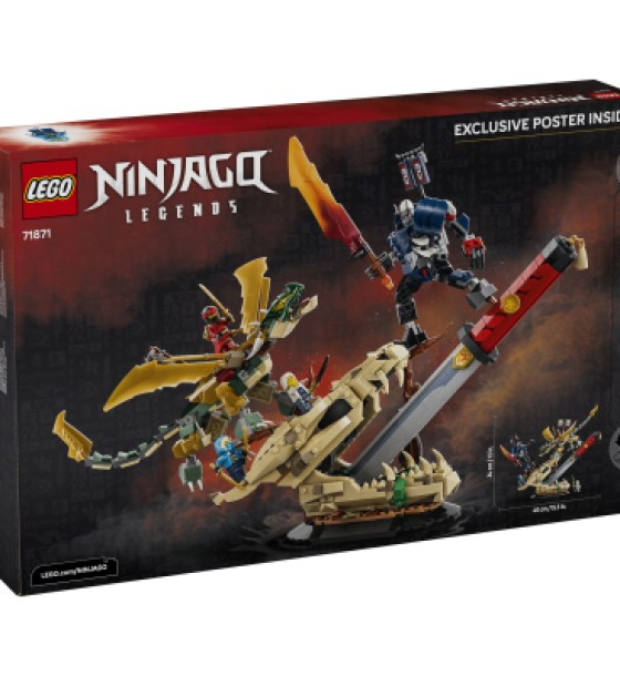Конструктор LEGO NINJAGO Битва біля черепа Дракона з мечем (71871)