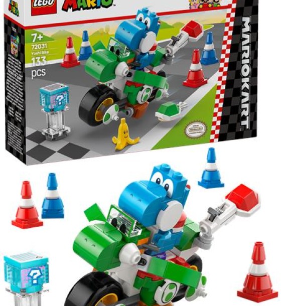 Конструктор LEGO Super Mario Mario Kart – Yoshi Bike (72031)