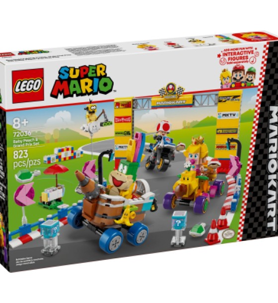 Конструктор LEGO Super Mario Mario Kart – Baby Peach & Grand Prix. Набір (72036)