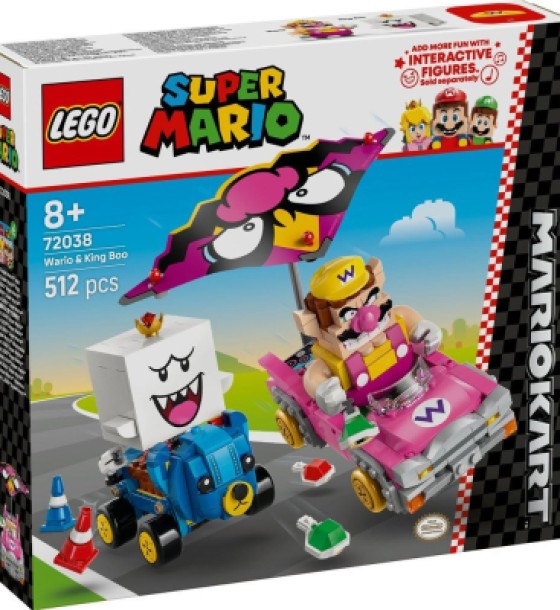 Конструктор LEGO Super Mario Mario Kart – Wario та King Boo (72038)