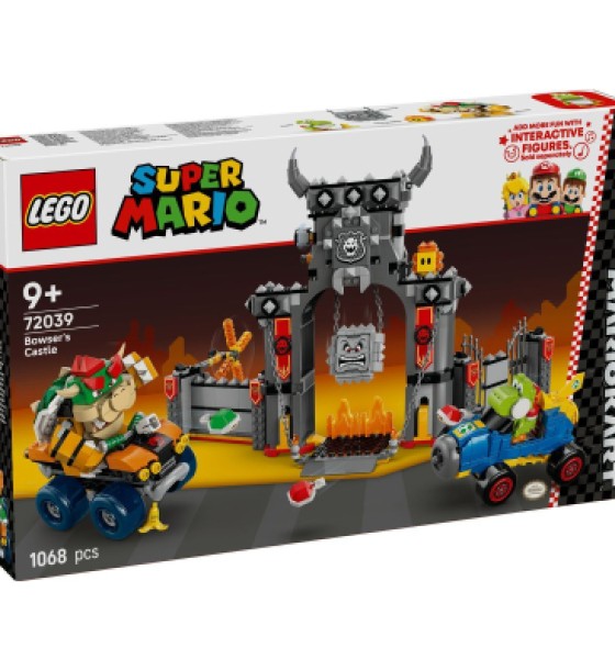 Конструктор LEGO Super Mario Mario Kart – Bowser та його замок (72039)