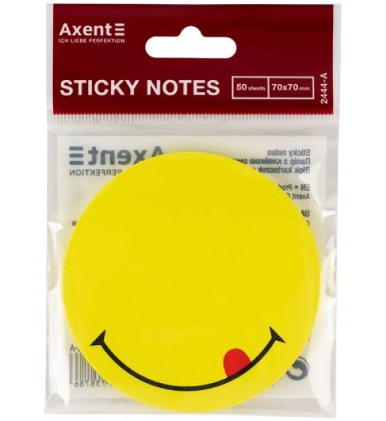 Блок паперу з клейким шаром, Smile, 70х70мм,50арк