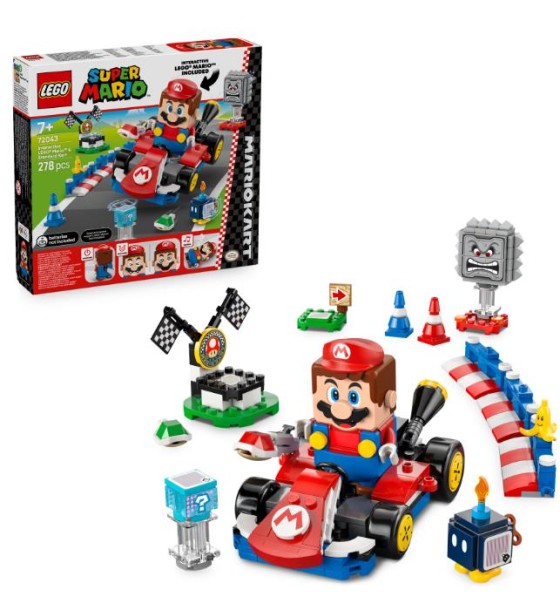 Конструктор LEGO Super Mario Mario Kart – Interactive Mario та Standard Kart (72043)