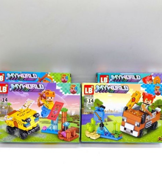 КОНСТРУКТОР "МАЙНКРАФТ/MINECRAFT" 105 ДЕТАЛЕЙ (D)