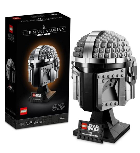 Конструктор LEGO Star Wars Шолом Мандалорца 584 деталі (75328)
