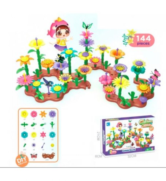 Конструктор Garden Building квіти 144 (детали)