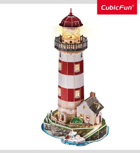 CubicFun Тривимірна головоломка-конструктор з LED підсвіткою  Маяк