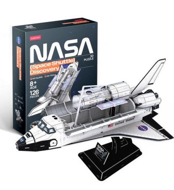 CubicFun Тривимірна головоломка-конструктор NASA Космічний шатл Діскавері
