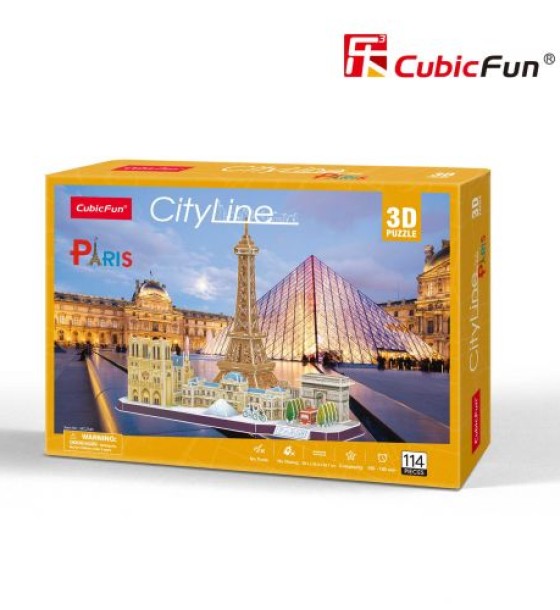 ТРИВИМIРНА ГО ЛОВОЛОМКА-КОНСТРУКТОР CITY LINE PARIS