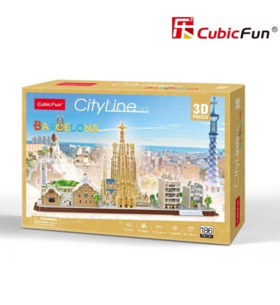 ТРИВИМIРНА ГО ЛОВОЛОМКА-КОНСТРУКТОР CITY LINE BARCELONA