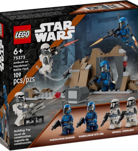 Конструктор LEGO Star Wars Бойовий комплект Засідка на Мандалорі (75373)