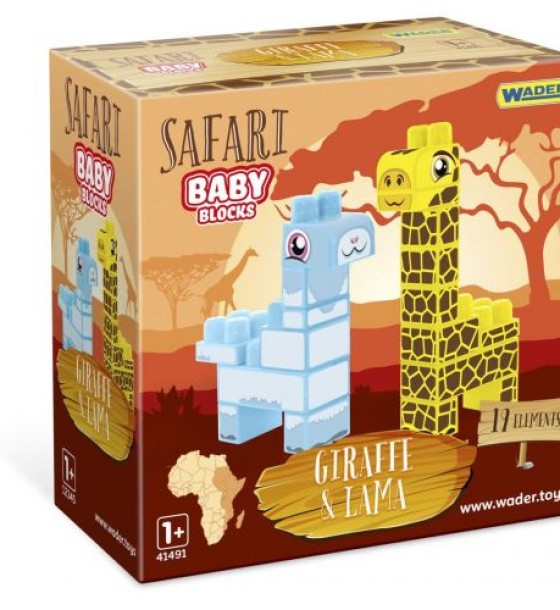 Конструктор "Baby Blocks: Жираф і Лама"