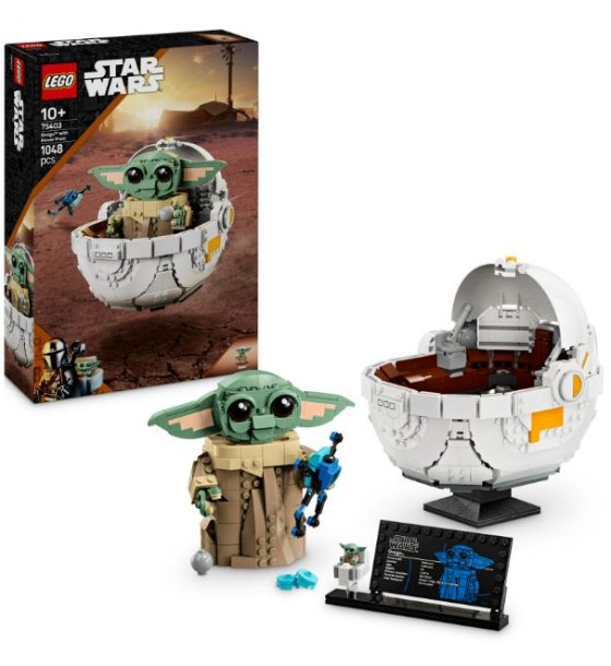 Конструктор LEGO Star Wars Ґроґу в повітряній колисці (75403)