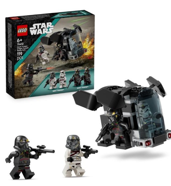 Конструктор LEGO Star Wars Бойовий набір «Боєць смерті та Нічний піхотинець» (75412-)