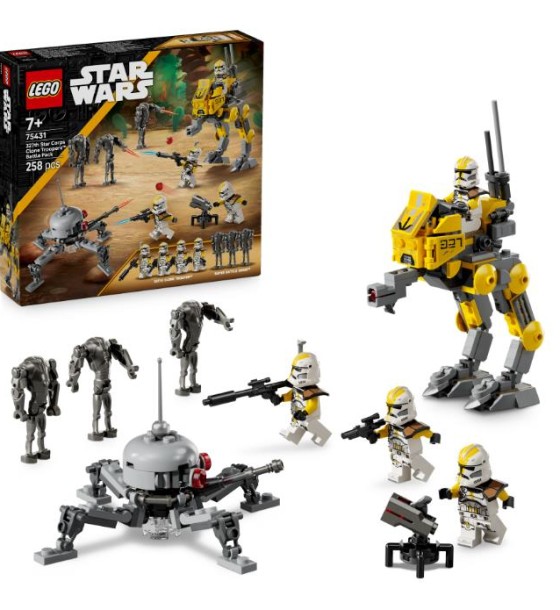 Конструктор LEGO Star Wars Бойовий загін бійців-клонів 327-го галактичного корпусу (75431)