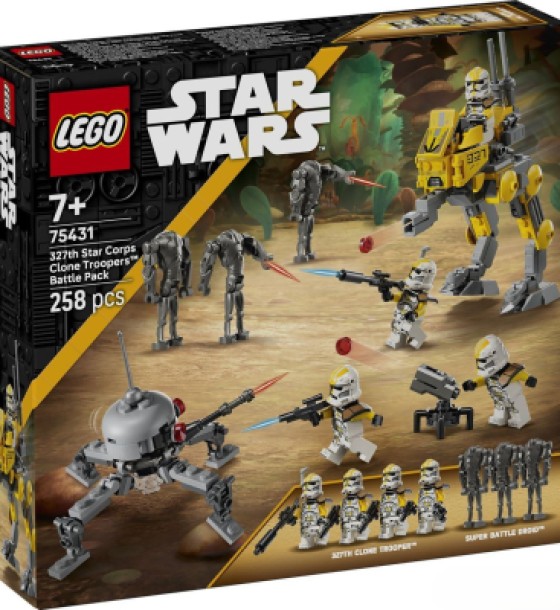 Конструктор LEGO Star Wars Бойовий загін бійців-клонів 327-го галактичного корпусу (75431)