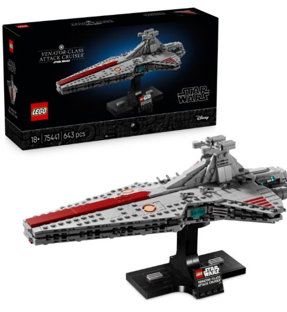Конструктор LEGO Star Wars Зоряний крейсер класу «Венатор» (75441-)