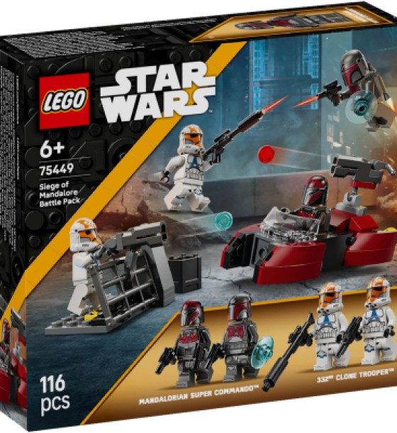 Конструктор LEGO Star Wars Бойовий комплект «Облога Мандалора» (75449)