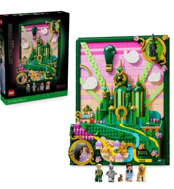 Конструктор LEGO Wicked Емеральд-сіті Настінний декор (75685)