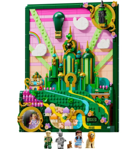 Конструктор LEGO Wicked Емеральд-сіті Настінний декор (75685)