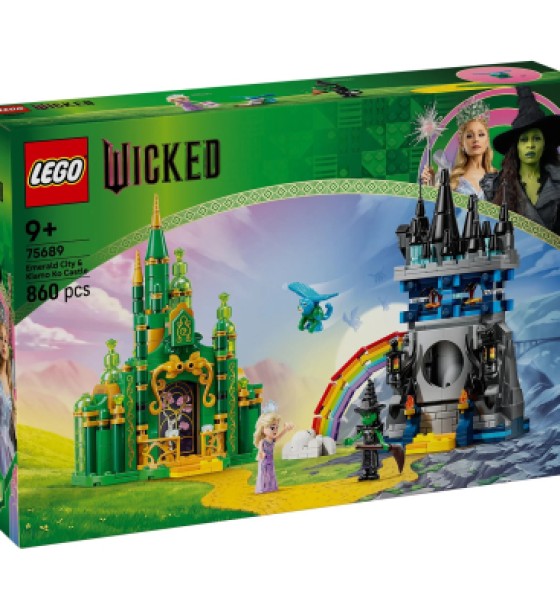 Конструктор LEGO Wicked Емеральд-сіті і замок Кіамо Ко (75689)