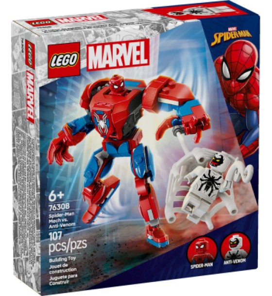 Конструктор LEGO Super Heroes Робот Людини Павука проти Анти-Венома (76308)