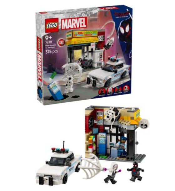 Конструктор LEGO Super Heroes Всесвіт-павук: Майлз Моралес проти Плями (76311)
