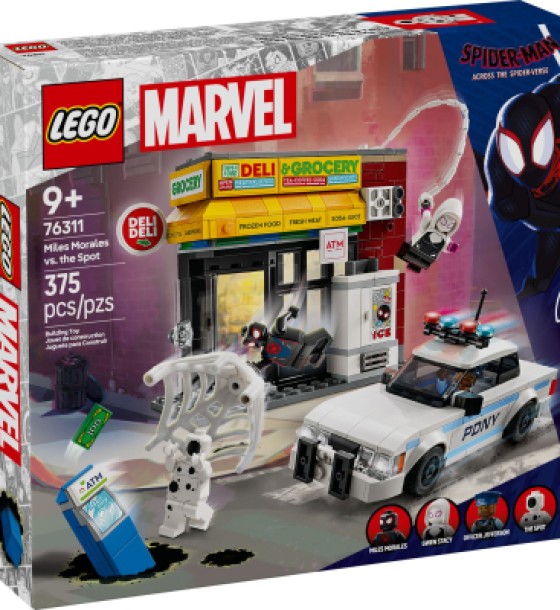 Конструктор LEGO Super Heroes Всесвіт-павук: Майлз Моралес проти Плями (76311)
