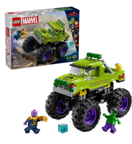Конструктор LEGO Super Heroes Вантажівка Халка проти Таноса (76312)