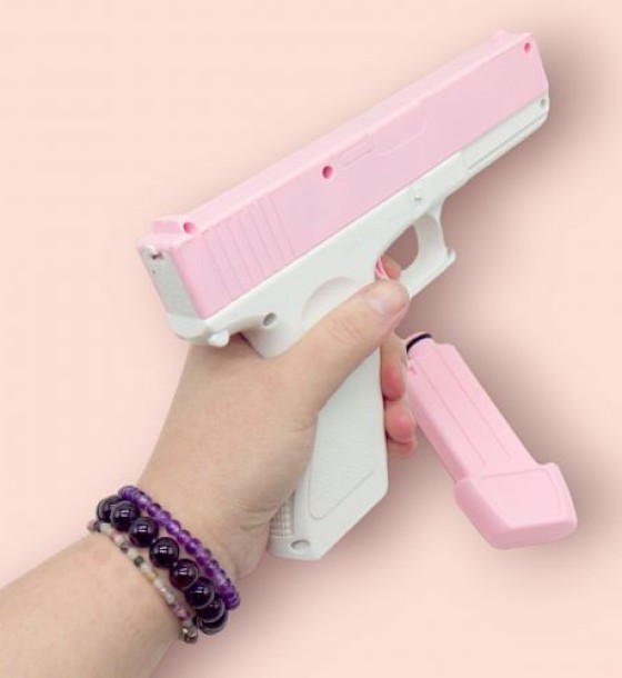 Водний пістолет "Water gun", 22 см, рожевий