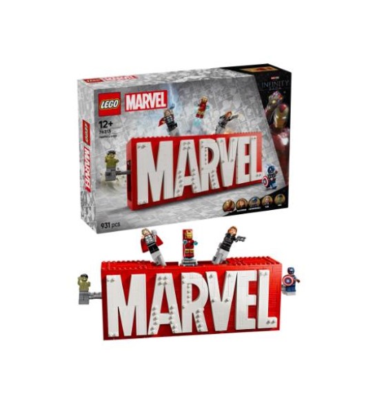 Конструктор LEGO Super Heroes Логотип і мініфігурки MARVEL (76313)