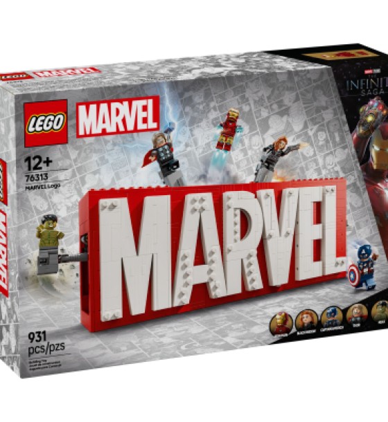 Конструктор LEGO Super Heroes Логотип і мініфігурки MARVEL (76313)