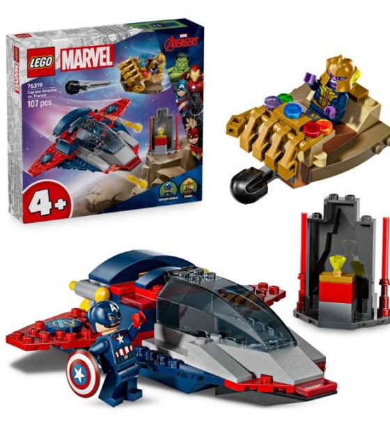 Конструктор LEGO Super Heroes Капітан Америка проти Таноса (76319)