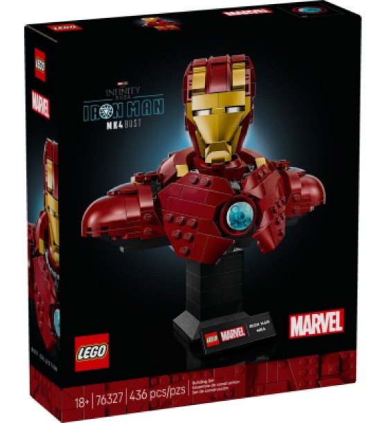 Конструктор LEGO Marvel Погруддя Залізної Людини MK4 (76327)
