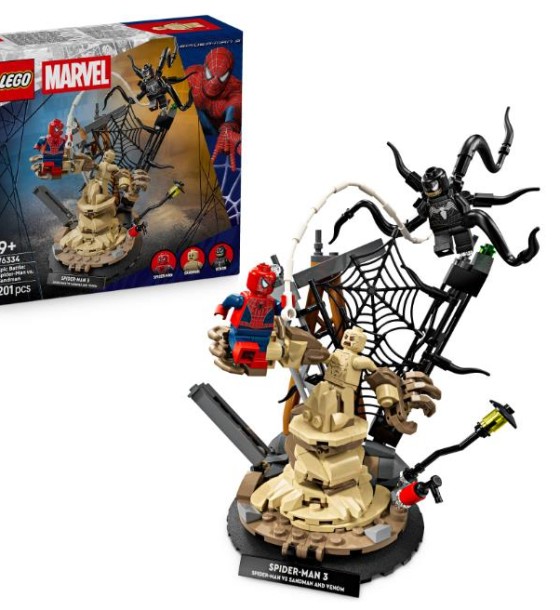 Конструктор LEGO Super Heroes Легендарна битва: Людина-павук vs. Піщана людина (76334)