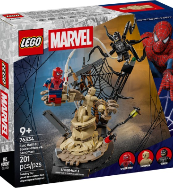 Конструктор LEGO Super Heroes Легендарна битва: Людина-павук vs. Піщана людина (76334)